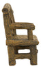 Ebros Fairy Garden Miniature Tree Twigs and Branch Love Bench Sculpture 3.5" H