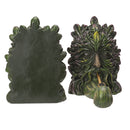 Forest Tree Spirit Ent Celtic Greenman Smoking Golden Pipes Decorative Bookends