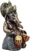 Ebros Celebration of Life Ganesha Playing Dholak Hindu Elephant God Deity Figurine