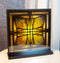 Frank Lloyd Wright Thomas Entry Ceiling Light Stained Glass Wall Desktop Plaque