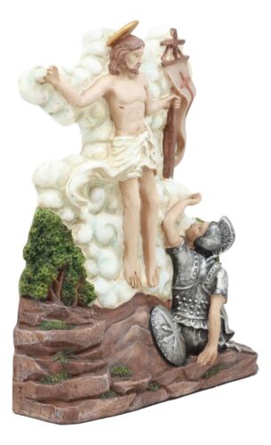Ebros Christian Catholic Stations of The Cross Statue Way of The Sorrows Via Crucis Jesus Christ Path to Calvary Crucifixion Decor Figurine (Station 15 Jesus is Risen and Glorified)