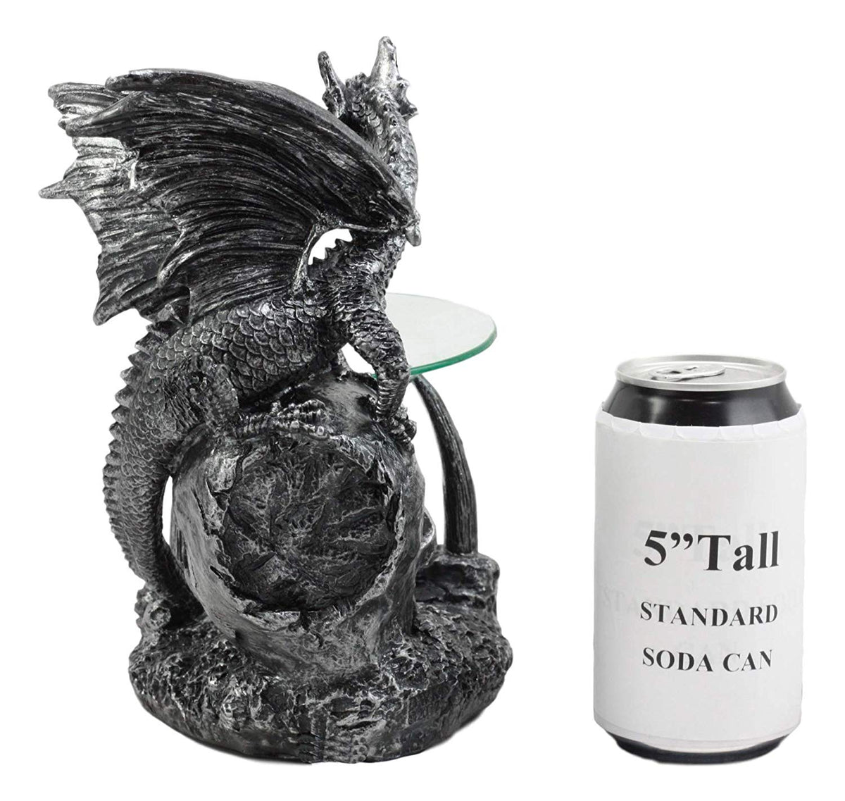 Ebros Skull Graveyard Dragon Electric Oil Burner Or Tart Warmer Statue 8.5" Tall - Ebros Gift
