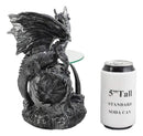 Ebros Skull Graveyard Dragon Electric Oil Burner Or Tart Warmer Statue 8.5" Tall