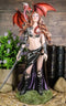 Furionchires Red Haired Witch Warrior With Juvenile Dragon Statue Nene Thomas