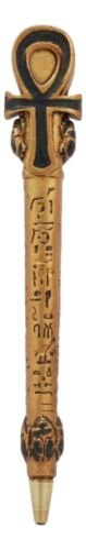 Egyptian Symbol Of Life Ankh Cross Ballpoint Pen Set Of 6 Figural Gods Of Egypt