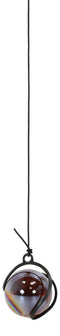 Stained Glass Triple Moons Pentagram Sacred Geometry Metal Wind Chime Suncatcher