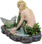 Ebros Young Maiden Mermaid by The Lagoon Statue Nautical Mermaid Figurine 7.25"W