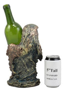 Ebros Large Patriotic Bald Eagle Wine Bottle Holder Figurine in Faux Bronze Finish 10" High