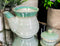 Green Traditional Japanese Tenmoku Glazed Porcelain Vinegar Soy Sauce Dispenser