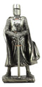 Ebros Medieval Holy Roman Empire Caped Crusader Knight w/ Sword Statue Suit Of Armor