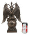 Ebros Gift 15" Height Large Baphomet On Globe Statue Sabbatic Goat Figurine