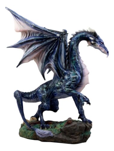 Ebros Large Mythical Fantasy Nebula Midnight Dragon Home Decor Dragon Sculpture