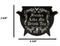 Set Of 4 Wicca Occult Freaks Bat Skull With Rose Cauldron Ceramic Cork Coasters