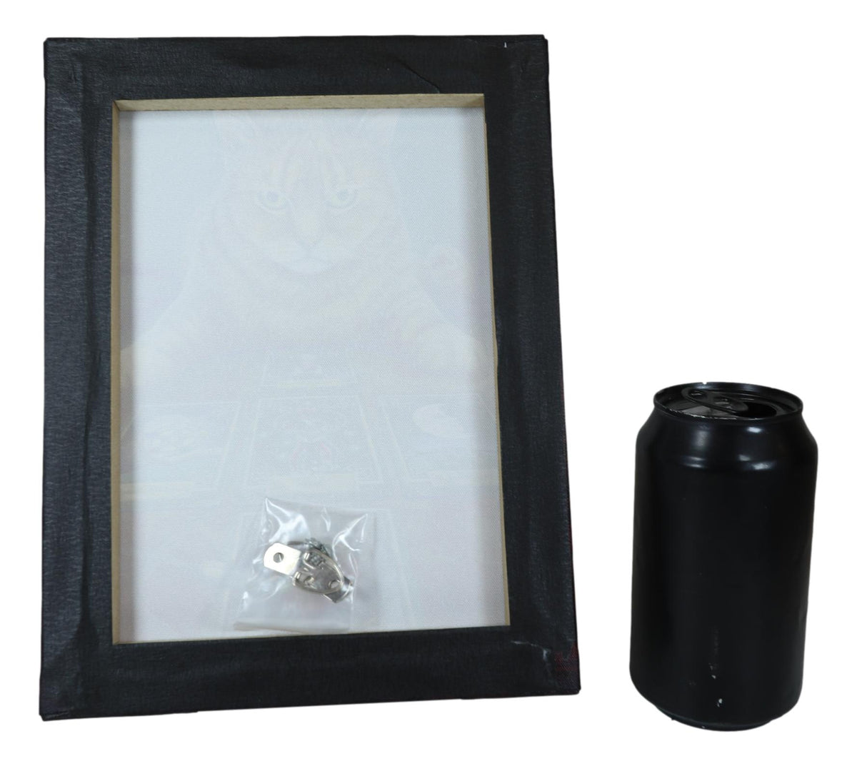 The Reader Fortune Teller Witching Cat With Tarots Wood Framed Canvas Wall Decor