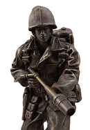 Ebros Gift Military WW2 Flamethrower Ground Troop Soldier Decorative Figurine 12" Tall