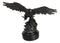 Wings Of Glory Bald Eagle Swooping Over Water Bronzed Resin Figurine With Base