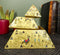 Egyptian Golden Hieroglyphic Pyramid Of The Gods Stackable Jewelry Box Statue