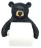 Ebros Whimsical Black Bear Toilet Paper Holder Bathroom Wall Decoration 8.25"Tall