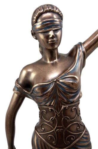Ebros Large Greek Lady Goddess Of Justice La Justica Dike Bronzed Resin Figurine 18"H