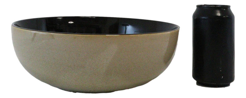 Large Rustic Emperor Elk Moose Deer Vegetable Presentation Serving Bowl 98Oz