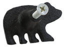 Cast Iron Rustic Western Black Bear Drawer Cabinet Door Knobs Hardware Pack of 4