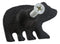 Cast Iron Rustic Western Black Bear Drawer Cabinet Door Knobs Hardware 12 Pack