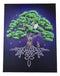 Tree Of Life Celtic Knotwork In Starry Night Wood Framed Canvas Wall Decor