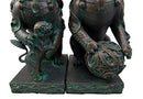 Ebros Imperial Palace Guardian Foo Dogs Lions Bookends Figurine Pair 10" H