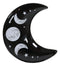 Wicca Occult Triple Moon Goddess Ceramic Trinket Jewelry Dish Or Appetizer Plate