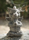 Zen Inner Peace Whimsical Garden Dragon Yoga Meditation Backflow Incense Burner