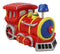 Large Red Choo Choo Train Boys Girls Children Money Coin Piggy Bank Figurine