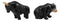 Wall Street Charging Bull Versus Angry Bear Salt And Pepper Shakers Set Ceramic