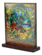 Ebros Louis Comfort Tiffany Four Seasons Collection Summer Stained Glass Art With Base Decor