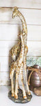 Ebros Large Mosaic Giraffe Mother And Calf Family Statue 17.25" Tall