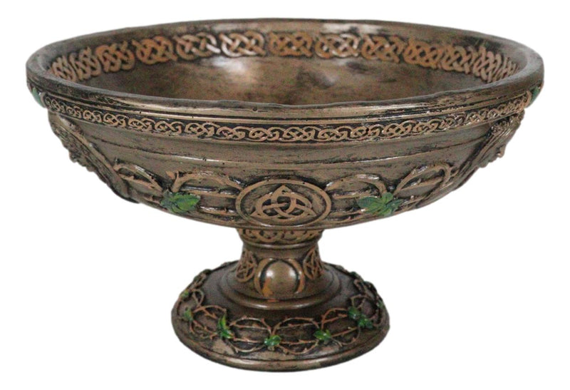 Wicca Celtic Triune Symbol Triple Moon Goddess Mother Maiden Crone Offering Bowl