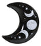 Wicca Occult Triple Moon Goddess Ceramic Trinket Jewelry Dish Or Appetizer Plate