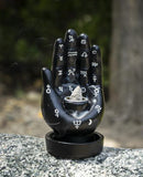 Wicca Fortune Teller Chirology Palmistry Hand Palm Backflow Incense Burners Set