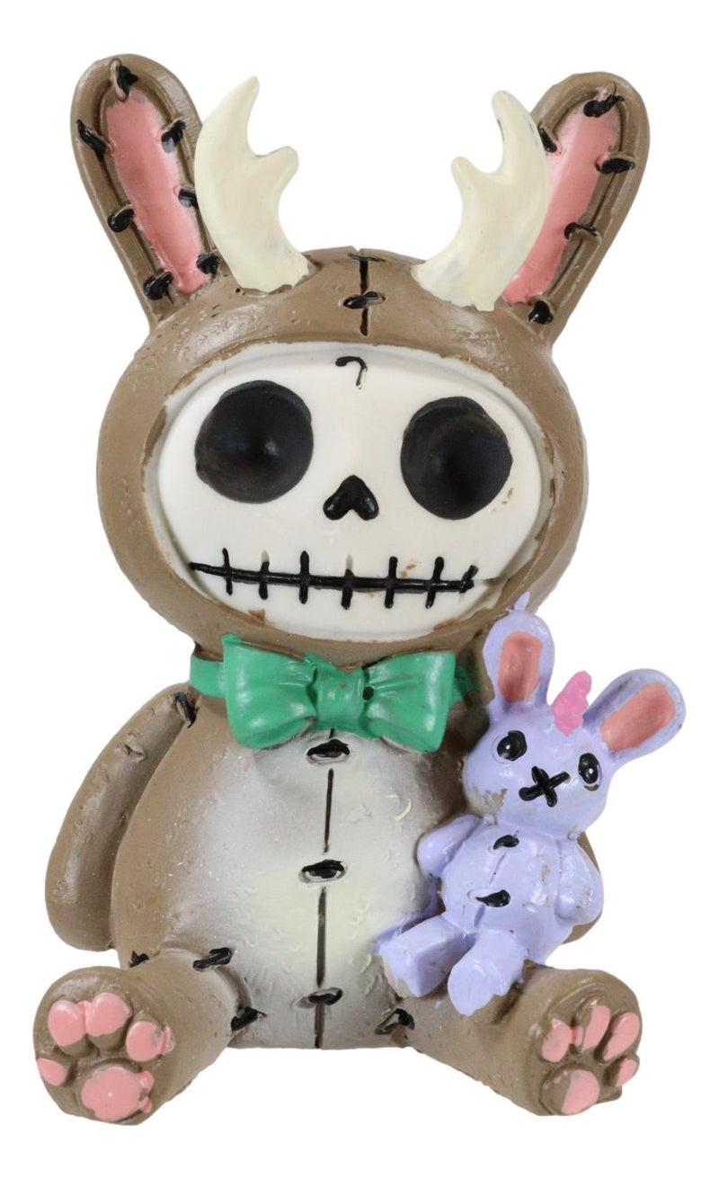 Furrybones Bun Bun Lope Christmas Jackalope With Unicorn Skeleton Figurine