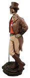 Steampunk Skeleton Costume Gentleman Figurine 8.75"H Detective Inspector Gadget