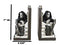 Gothic Grim Reaper Sitting On Skulls And Skeleton Bones Thrones Bookends Statue