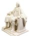 National Monument Founding Father Benjamin Franklin On Classical Chair Statue