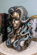 Sea Witch Goddess Cecaelia Kraken Octopus Tentacles Haired Woman Bust Statue