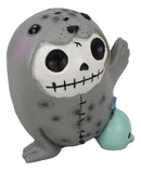 Furry Bones Sea World Marine Elephant Seal Skeleton With Mini Whale Figurine