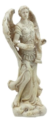 Ebros Holy Archangel Saint Gabriel Statue 5"Tall Power Of God And Patron of Baptism - Ebros Gift