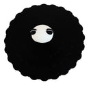 Set Of 4 Black Giant Panda Reusable Silicone Coffee Tea Cup Cover Lids Air Tight