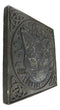 Wicca Halloween Black Cat Sees and Tells Fortune Teller Resin Stepping Stone