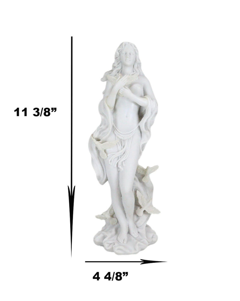 Ebros Nude Aphrodite With Doves Figurine Greek Goddess Of Beauty And Sex Venus 11.5"H