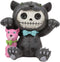 Ebros Larger Furry Bones Bagheera & Pink Panther Skeleton Figurine 3.5" Tall