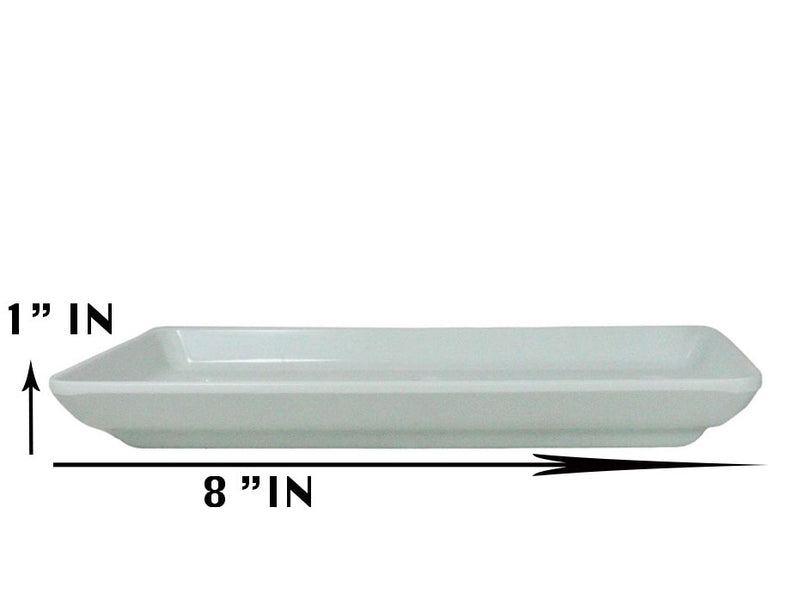 Japanese Raw Sushi Preparation Storage Green Neta Zara Melamine Plates Set of 2
