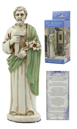 Saint Joseph Home Seller Kit With Prayer Card St Joseph Figurine Divinity